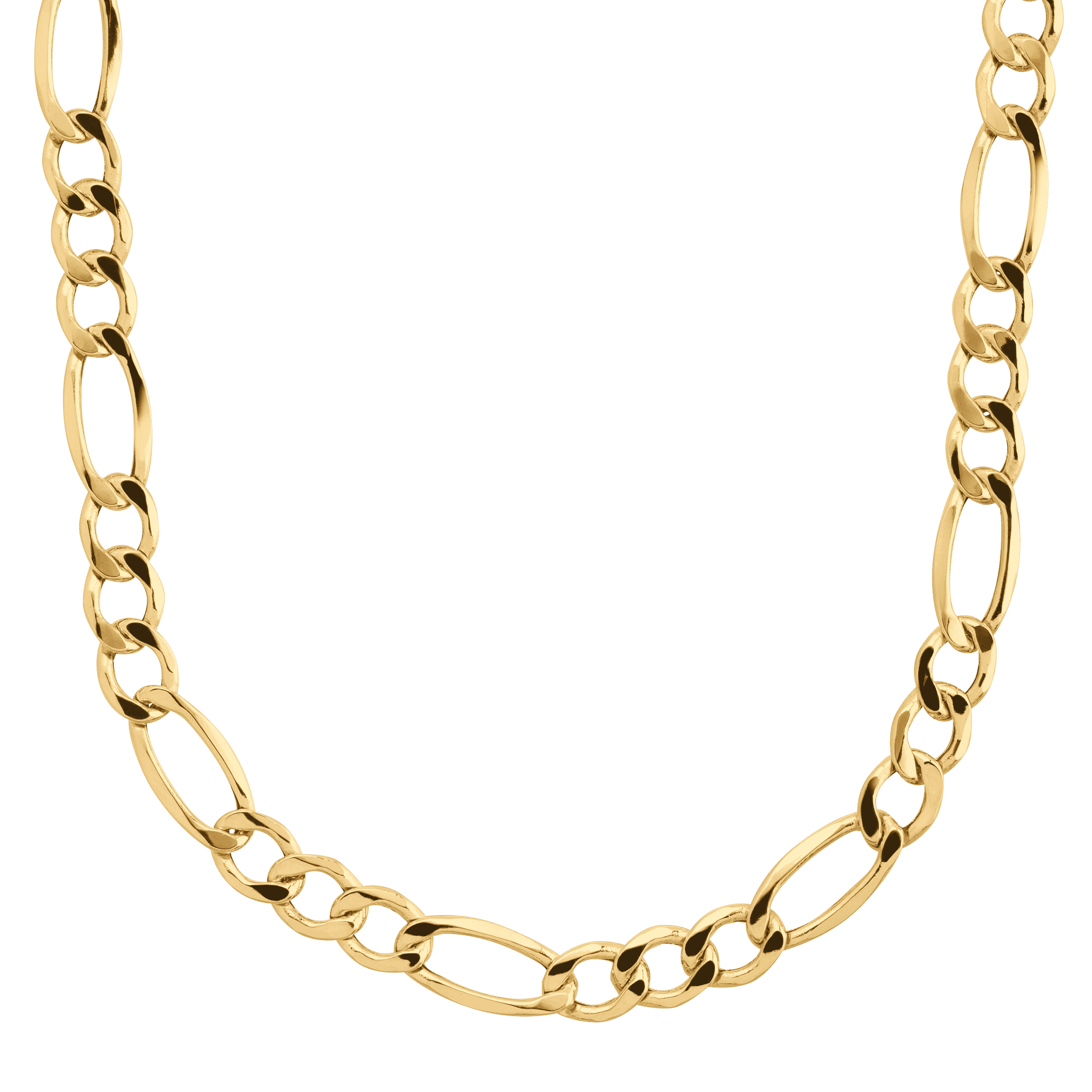 7.2mm Men's Figaro Link Chain Necklace 