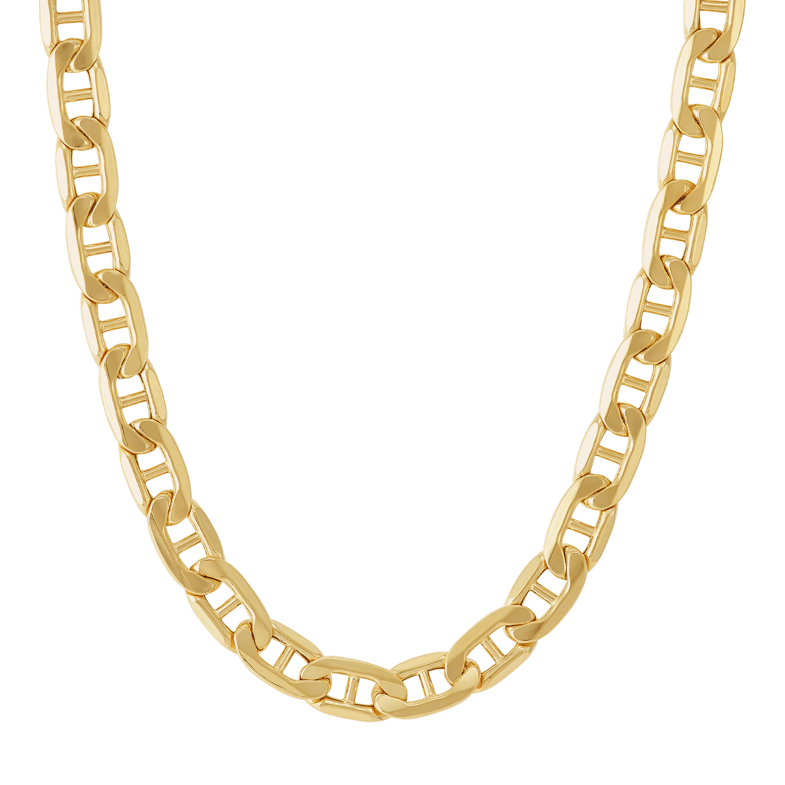 Welry 5.5mm Mariner Chain Necklace in 14K Yellow Gold, 24" Welry