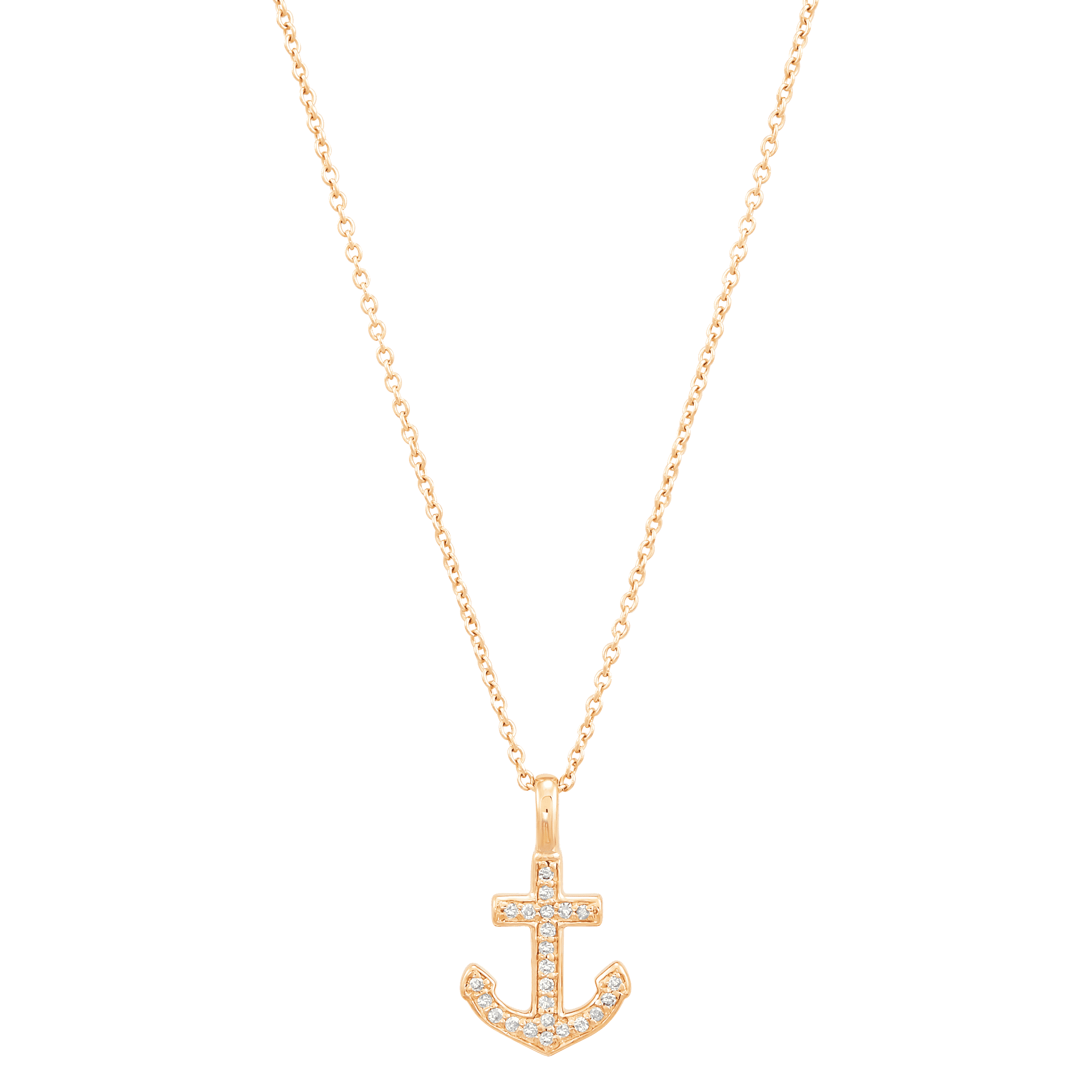 Anchor Necklace (18K & 24K Gold) – Lovoda