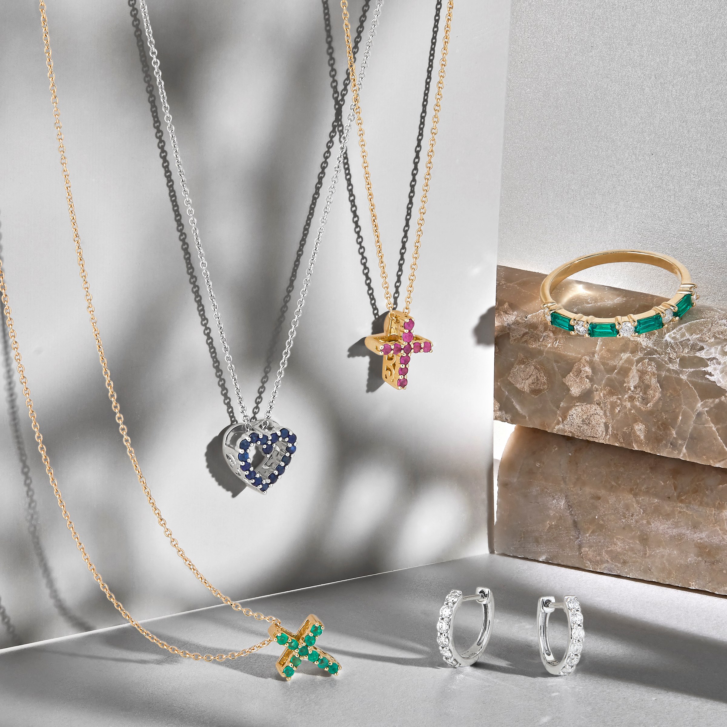 WELRY Pre-owned 1/4 Cttw Diamond 10mm Huggie Hoop Earrings In 10k White Gold In H-i